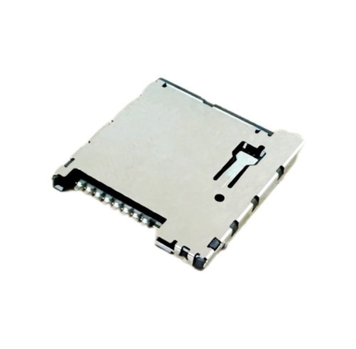 Micro SD4.0卡连接器，推推式，顶部安装类型，高度1.45mm，支持定制。