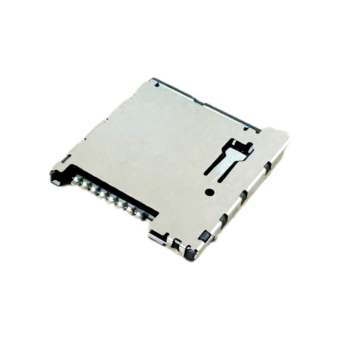 Micro SD4.0卡连接器,推推式,顶部安装类型,高度1.45mm,支持定制。
