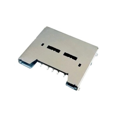 SD 8.0 卡连接器，顶部安装，推拉式，SMT，高度 2.98 毫米，支持定制。