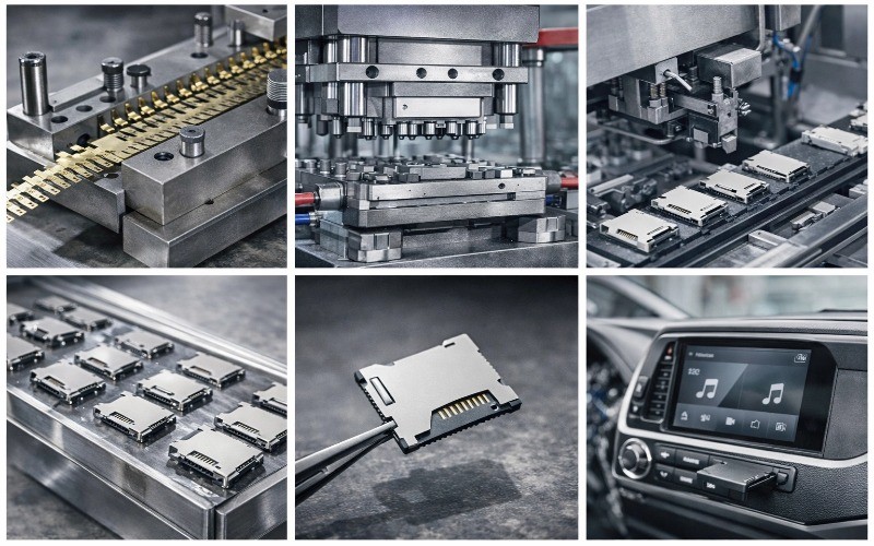 SD Card Connectors factory