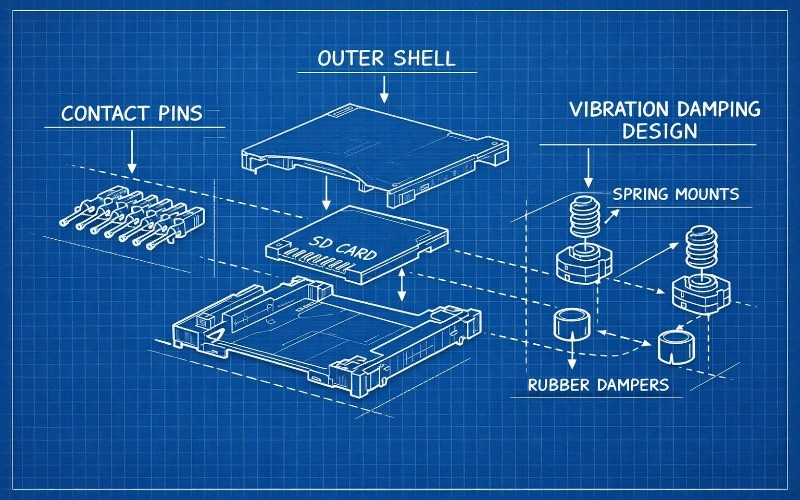 SD card connectors factory