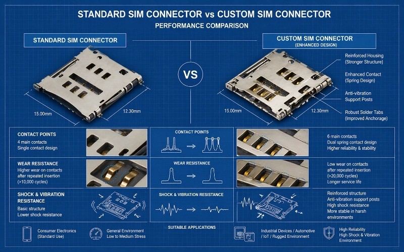 SIM Card Connectors