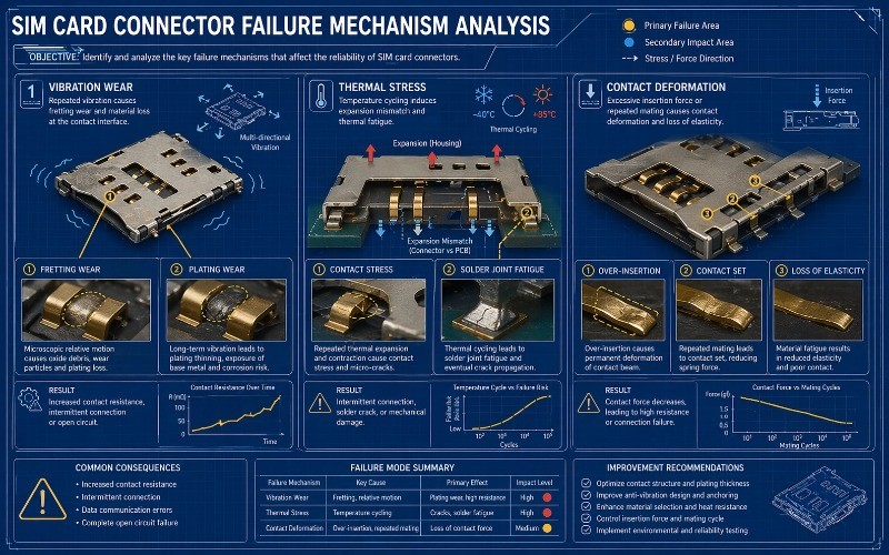 SIM card connectors factory
