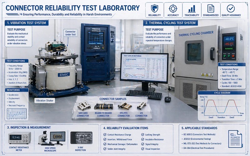 SIM card connectors factory