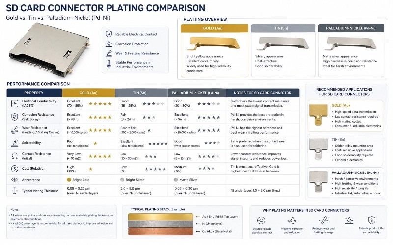 SD card connectors factory
