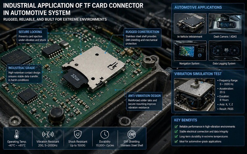 TF card connectors factory
