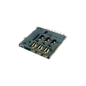 Nano SIM Card Connector Push-Push Height 1.37mm