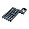 Smart Card Connector 8pins With 2 Left Switches Height 1.40mm