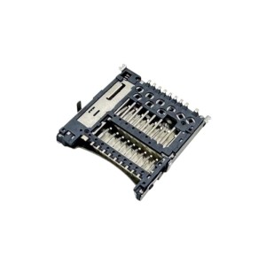 Micro SD Card Connector 985MB/s Push-Push Type Height 1.27mm