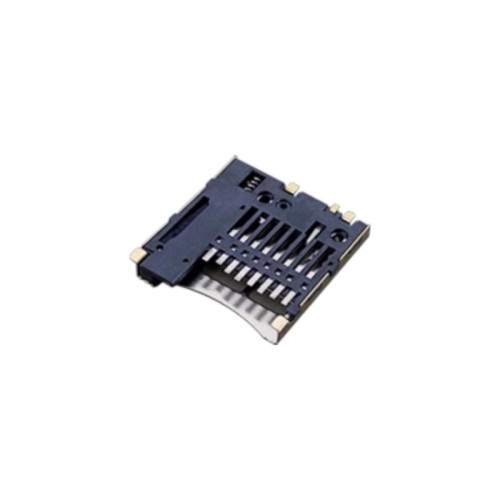 Micro SD Memory Card Connector Push-Push Top Mount Height 1.95mm