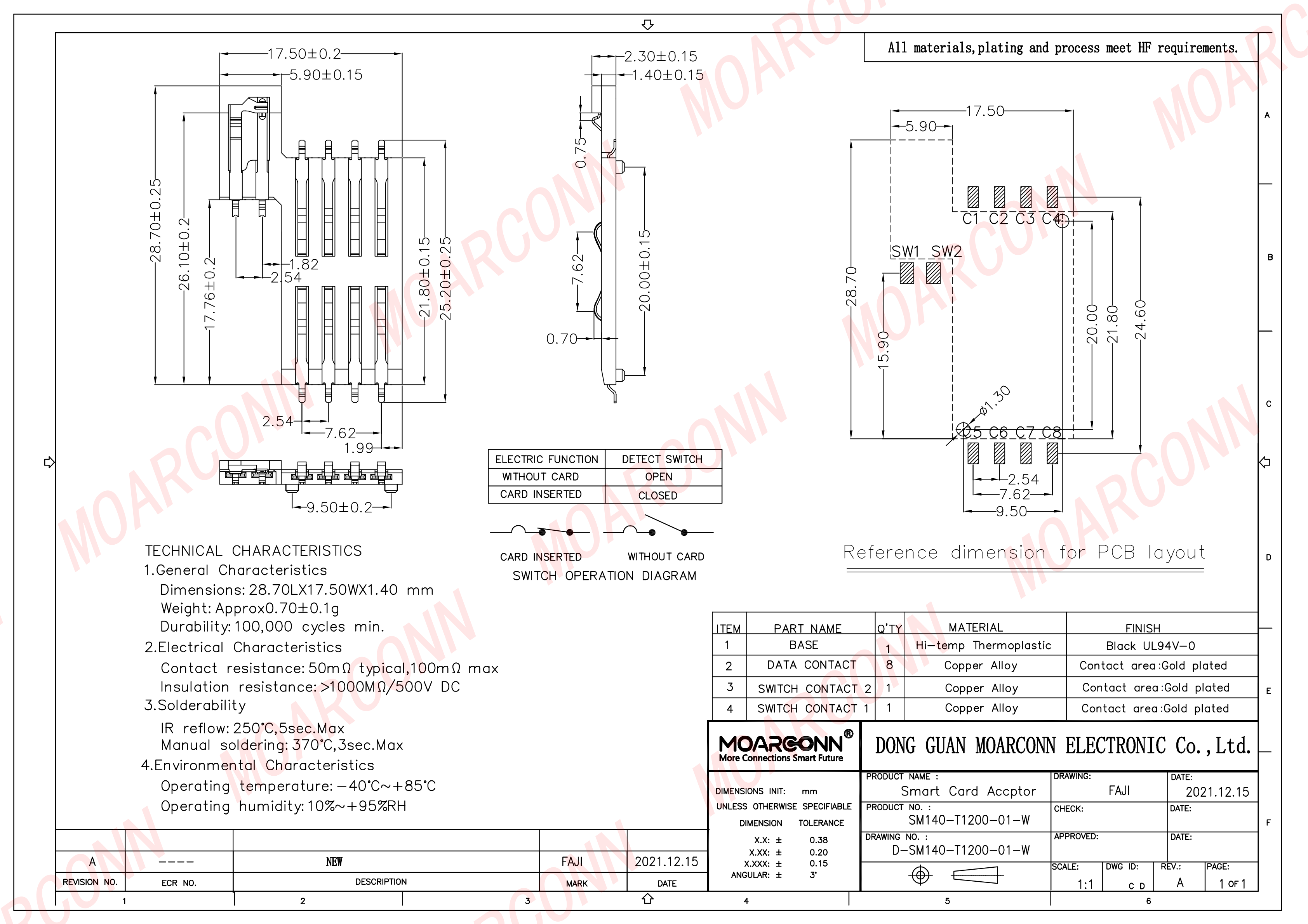 smart card socket