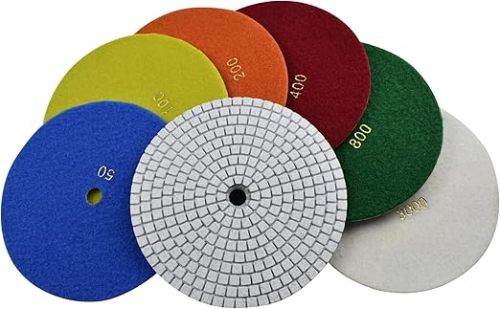 Wet Polishing Pads | Wet Diamond Polishing Pads | Great For Granite Travertine Marble Stone