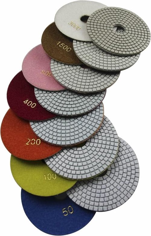 Wet Polishing Pads | Wet Diamond Polishing Pads | Great For Granite Travertine Marble Stone