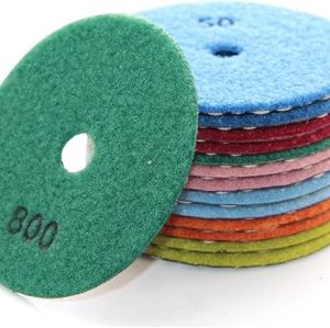 Dry Polishing Pads 50# 100# 200# 400# 600# 800# 1200# 1500# 3000# Buff | Dry Polishing Pads Diamond Polishing Pads | Great For Granite Travertine Marble Stone