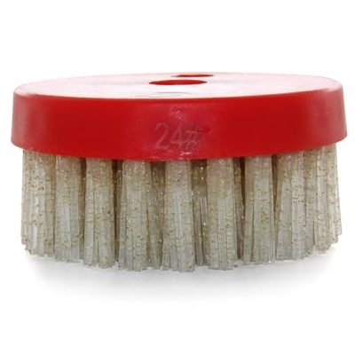 Round Nylon Abrasive Brush | Utility Brush For Stone Floor Polishing | Customizable Abrasive Brushes