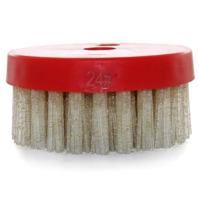 Round Nylon Abrasive Brush | Utility Brush For Stone Floor Polishing | Customizable Abrasive Brushes