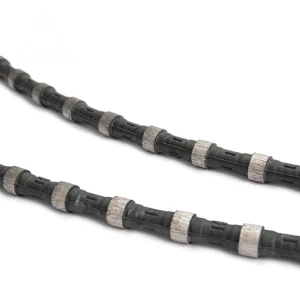 Rubber Type Diamond Wire Saw | Durable and Flexible for Stone Cutting | Ideal for Marble, Granite, and Concrete