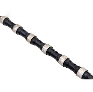 Rubber Spring Diamond Wire Saw | Flexible and Durable for Quarrying and Stone Cutting | Ideal for Marble, Granite, and Concrete