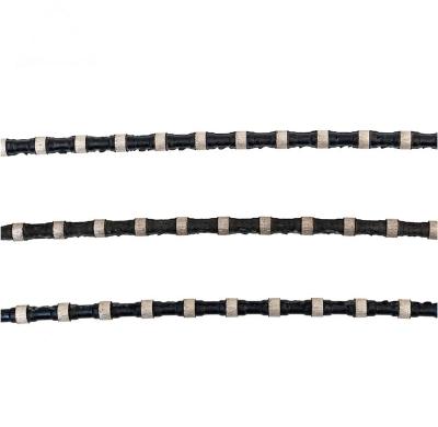 Rubber Spring Diamond Wire Saw | Flexible and Durable for Quarrying and Stone Cutting | Ideal for Marble, Granite, and Concrete