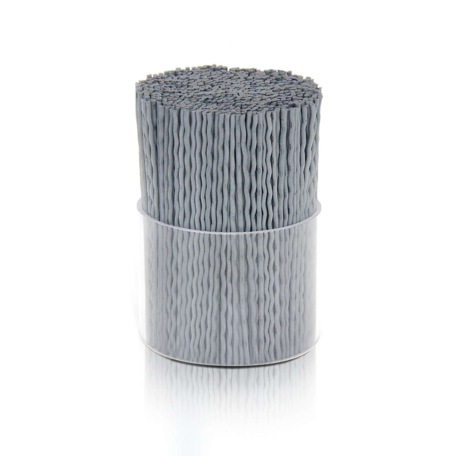 Edge deburring abrasive brush