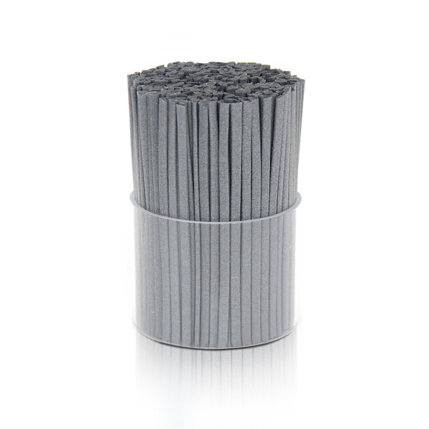 Deburring brush with silicon carbide filament