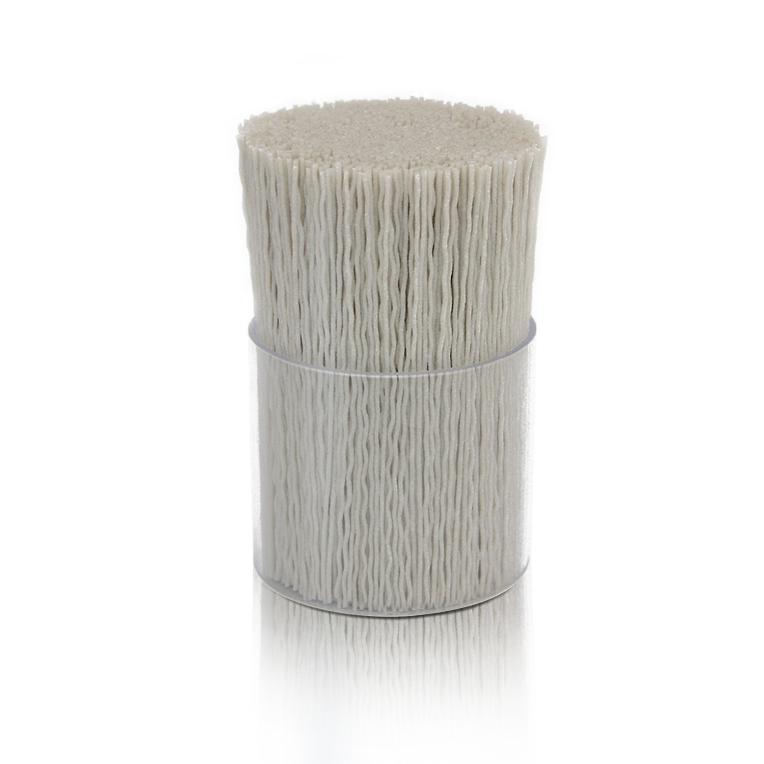 Worn aluminum oxide filament after long run