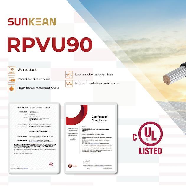 SUNKEAN's NEW RPVU Cable With CUL Certification To Revitalize The Spring!