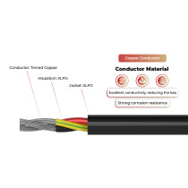450V Solar Cable Copper Conductor 2PfG 1940 PV07AC-F