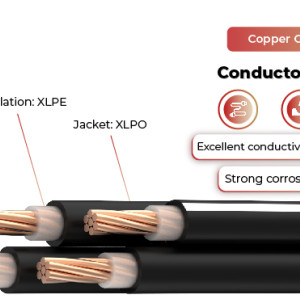 1.5kV Solar Cable Copper Conductor PV-CQQ