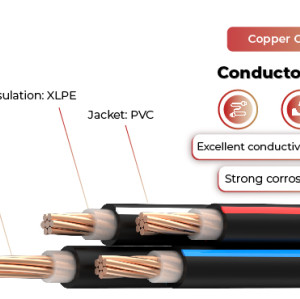 600V Solar Cable Copper Conductor CVQ
