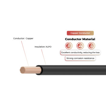 2kV PV Wire Copper Conductor Single Layer UL4703