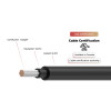 Cable solar de 2 kV de doble capa RPVU90, RPVU105 CUL