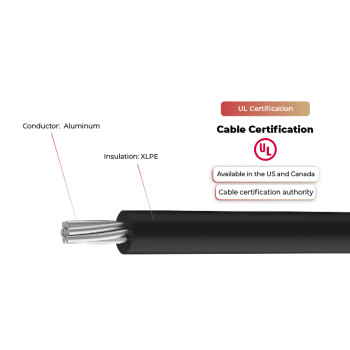 600V Solar Cable USE-2 UL Certificated