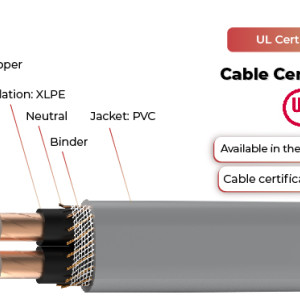 Cable solar de 600 V con certificación SE-U UL