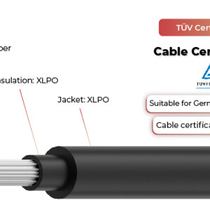 1.5kV CPR Cca Solar Cable Single Core 62930 IEC131 / H1Z2Z2-K