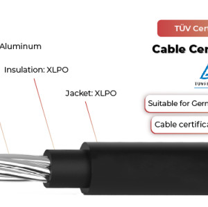 1.5kV Solar Cable Single Core 2PfG 2642 PV1500DC-AL TÜV