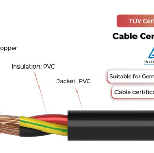 600V Solar Cable NYY-J, NYY-O TÜV