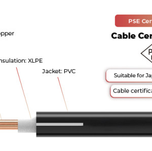 600V Solar Cable HCV PSE Certificated
