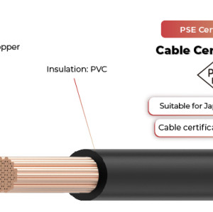 600V Solar Cable IV PSE Certificated