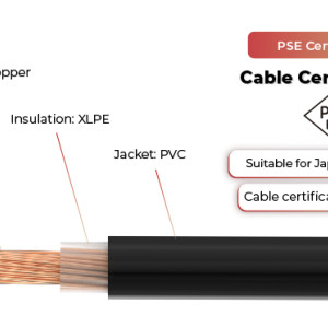 600V Solar Cable CV Single Core PSE