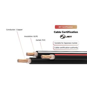 600V Solar Cable CVT JET Certified