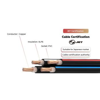 600V Solar Cable CVQ JET Certified