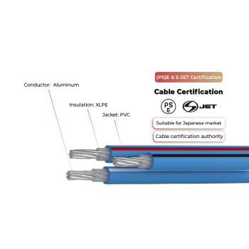 600V Solar Cable AL-CVT (PS)E & S-JET Certified