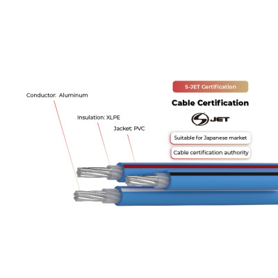 600V Solar Cable AL-CVT JET Certified