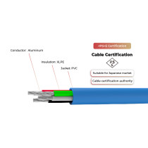 600V Solar Cable Aluminum Copper CV Multi Core