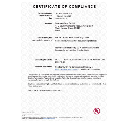 TC TC-ER Certificate