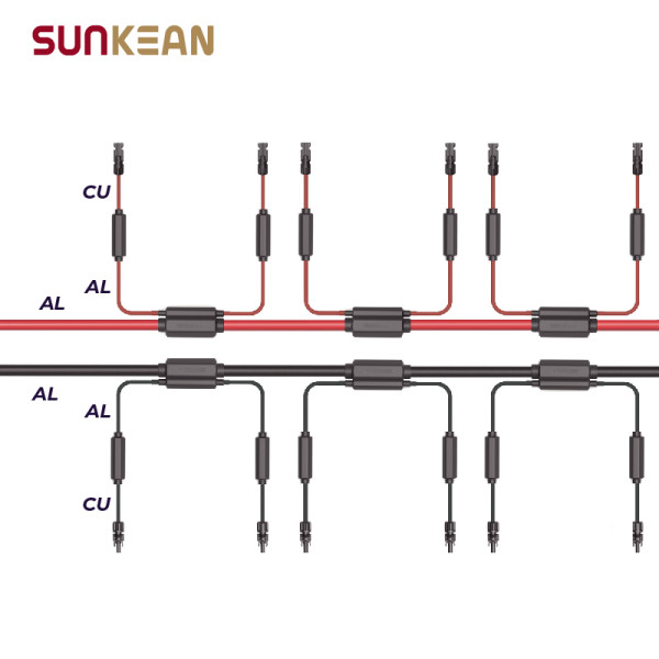 Solar Cable Trunk Connector IP68