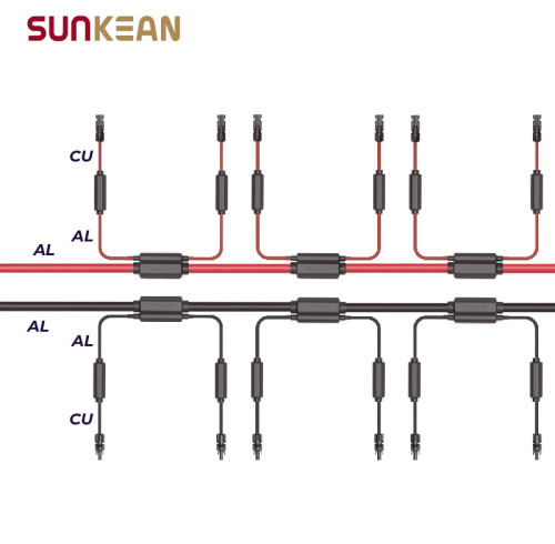 Solar Cable Trunk Connector IP68