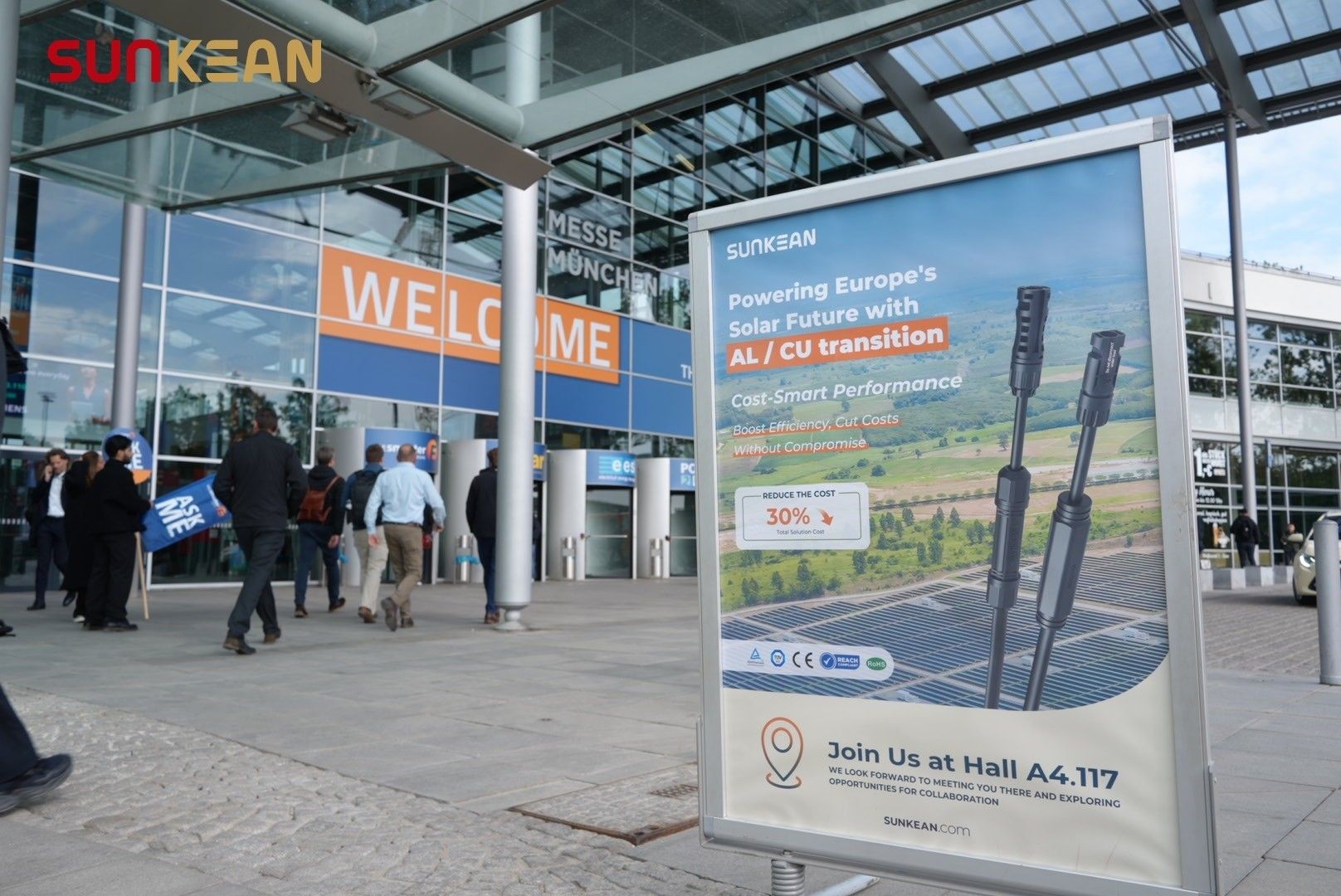 SUNKEAN Intersolar Munich Photovoltaic Exhibition ended successfully