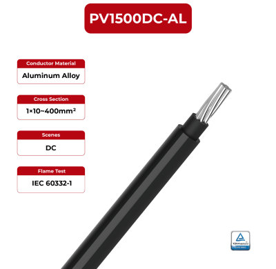 1.5kV Solar Cable Aluminum Conductor Single Core 2PfG 2642 PV1500DC-AL